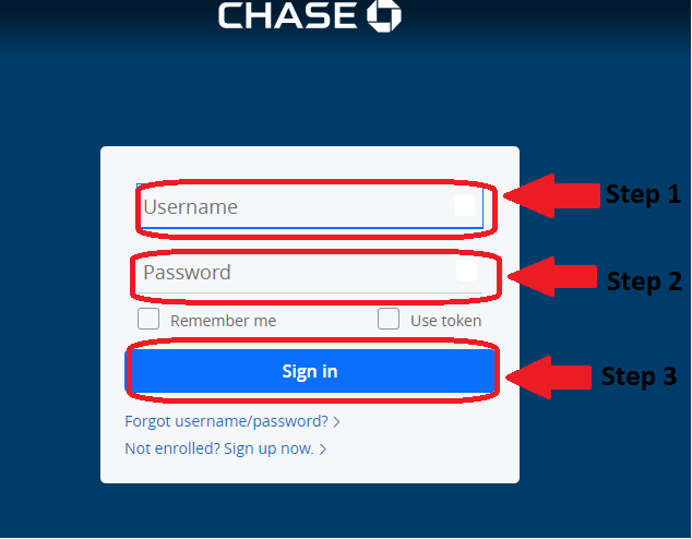 Chase bank log in