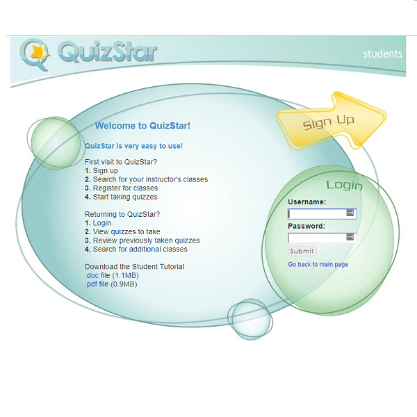 QuizStar Login at Login.Expert